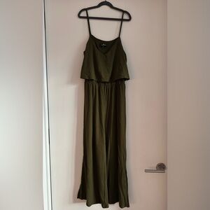 Lulu's Olive Ribbed Knit Top